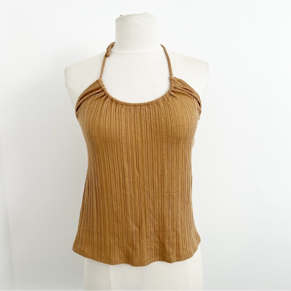 NEW Everlane The Rib Soft Knit Halter Top Tencel Size XS